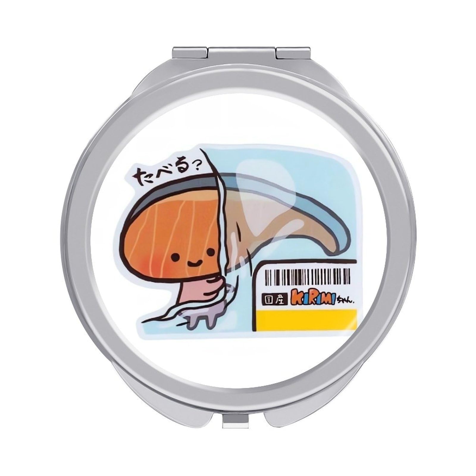 Amazon.co.jp: きりみちゃん 可愛い 手持ち化粧鏡 化粧鏡 手鏡 鏡